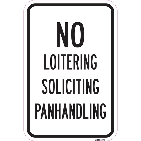 Signmission Safety Sign, 12 in Height, Aluminum, 25070 A-1218-25070 - main